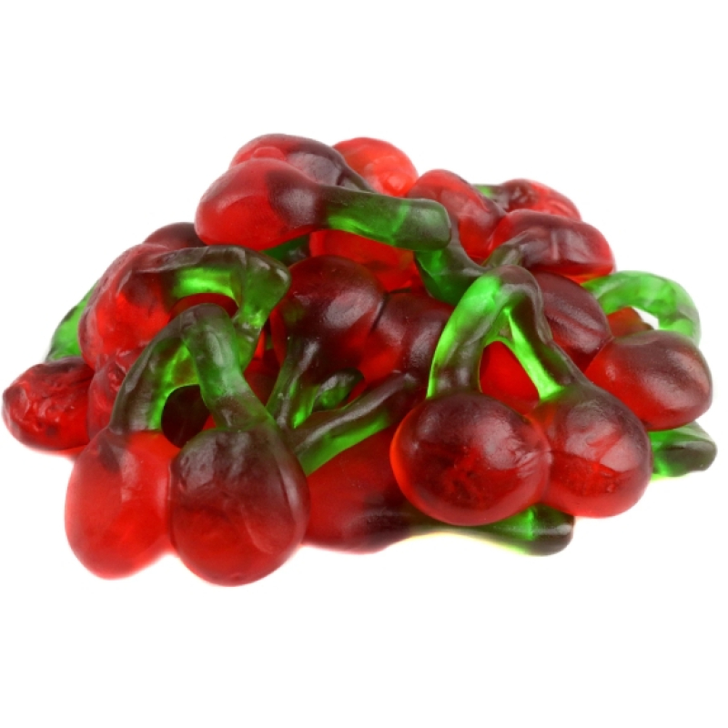  7-Stick Jellies Sweet Big Cherries Zak 1 Kilo (Halal)