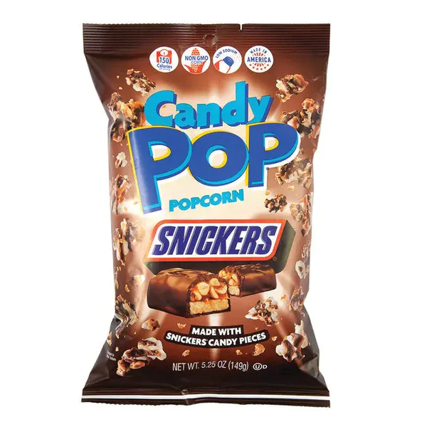 Candy Pop Snickers Popcorn