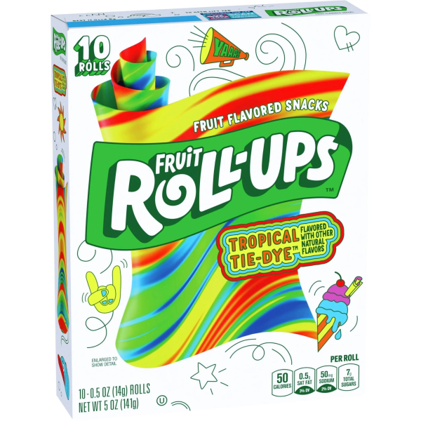 Fruit Roll-Ups TropicalTie-Dye