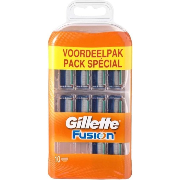 Gillette Fusion Navul Scheermesjes 10 pak