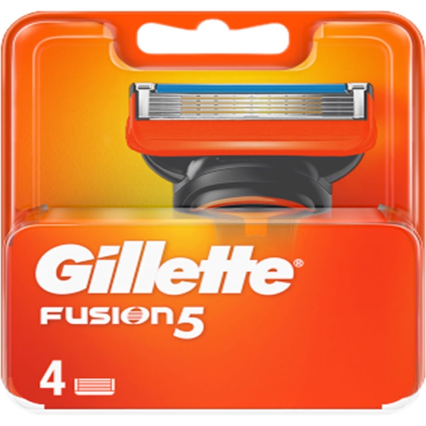 Gillette Fusion Navul Scheermesjes 4 pak