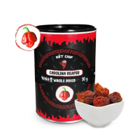 Hot Chip  Carolina Reaper Dried Pepper Pods