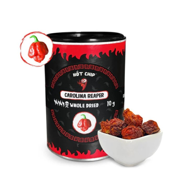 Hot Chip  Carolina Reaper Dried Pepper Pods