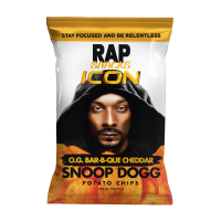 Rap Snacks Snoop Doggy Dog OG BBQ Cheddar Chips