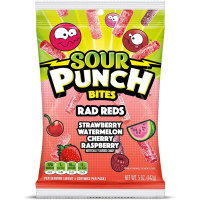 Sour Punch Bites Rad Reds
