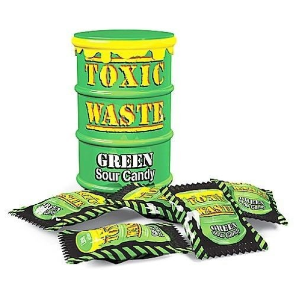 Toxic Waste Green Sour Candy