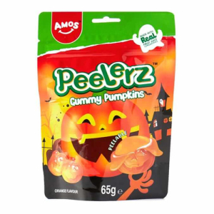 Amos Peelerz Pumpkins Peelable Candy