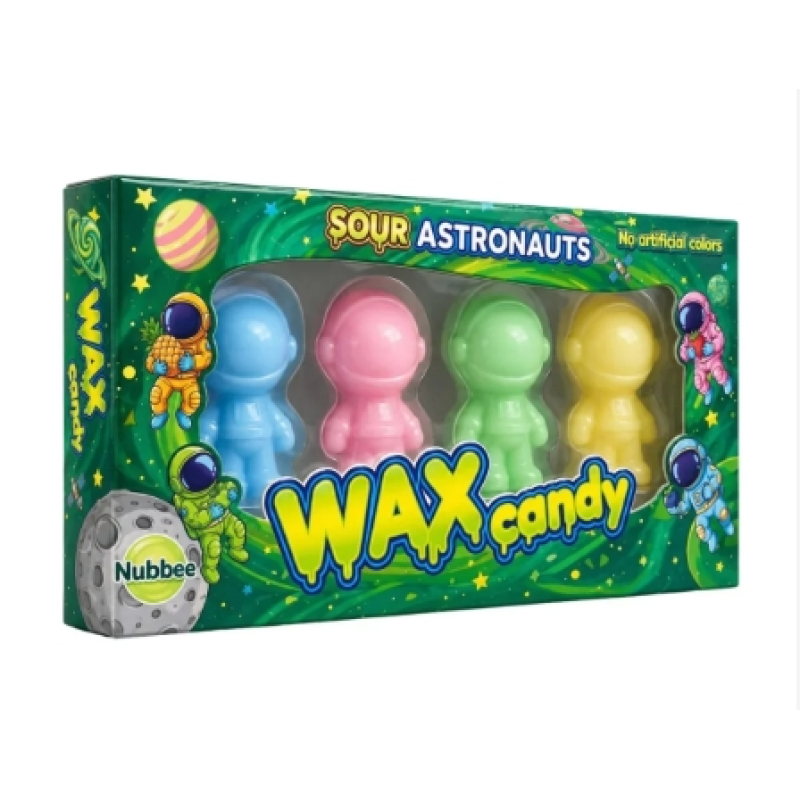 Astronauts Sour Wax Candy (4 pcs)