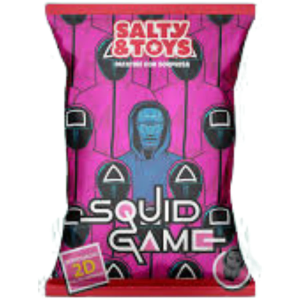 Squid Game Salty & Toys Inktvis Spel Gezouten Aardappelchips Squid Game Salty & Toys Inktvis Spel Gezouten Aardappelchips