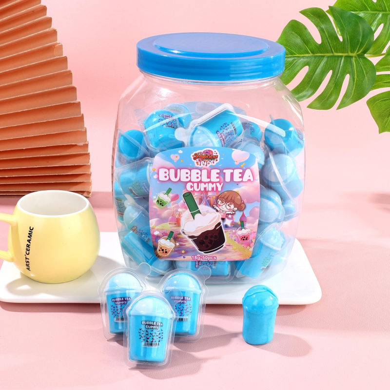 Jellylicious Bubble Tea Gummy Candy (18 gram)