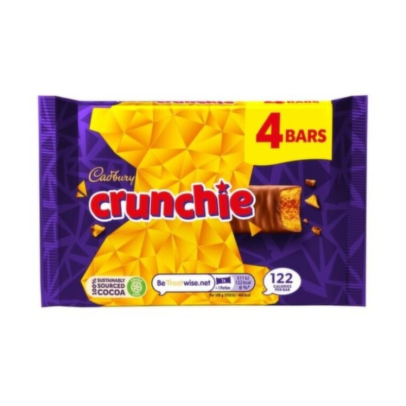 Cadbury Crunchie 4-pack  Omdoos 10 x 104,4 gr.