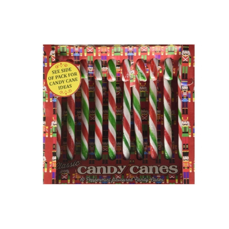 Rose Confectionery Nutcracker Peppermint Candy Canes 10pk 100g
