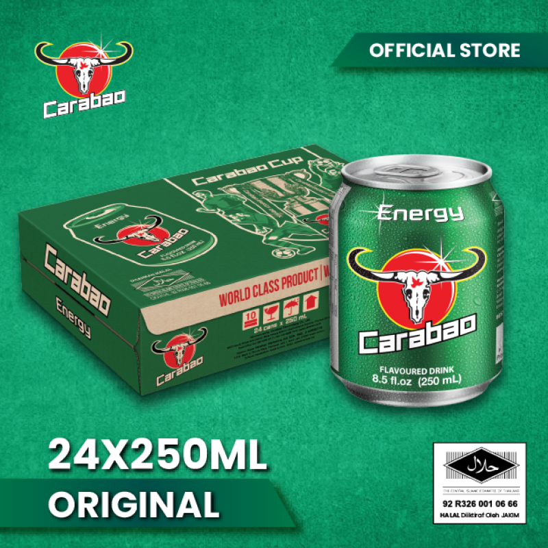 Carabao Energydrink Tray inhoud 24 blikjes
