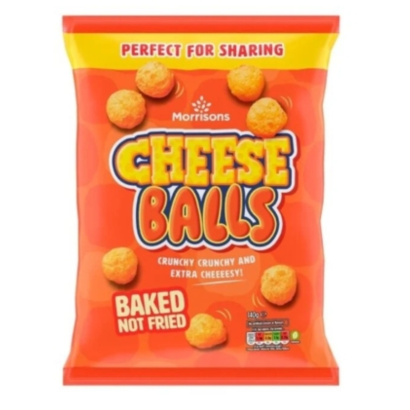 Morrisons Cheese Balls 140g