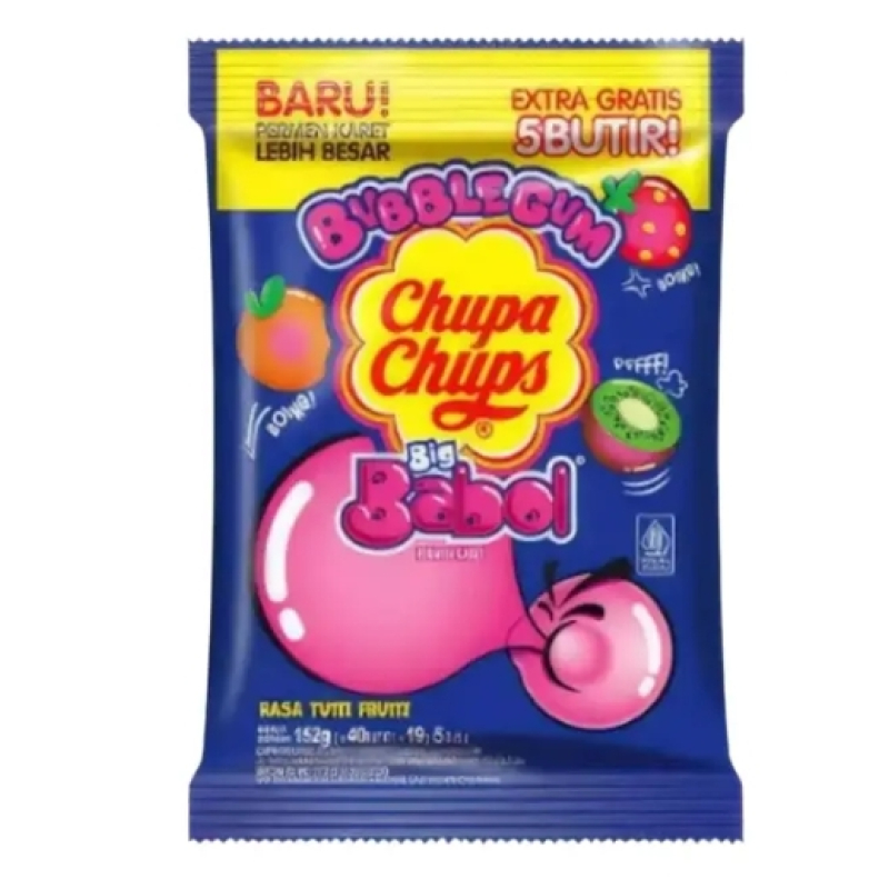 Chupa Chups Big Babol Tutti Fruity Extra Asia 