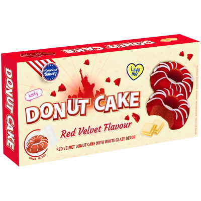 American Bakery Donut Cake Red Velvet