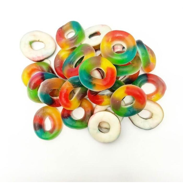 Jelly Rainbow Rings Schepsnoep 100 gram