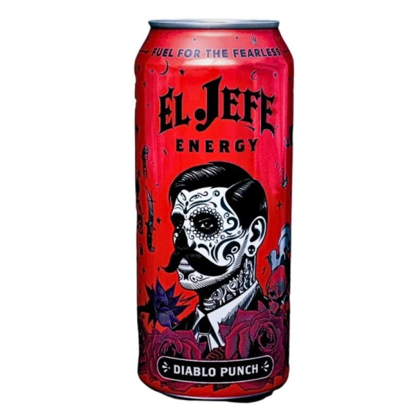 El Jefe Energy Drink Diablo Punch USA (473 ml)