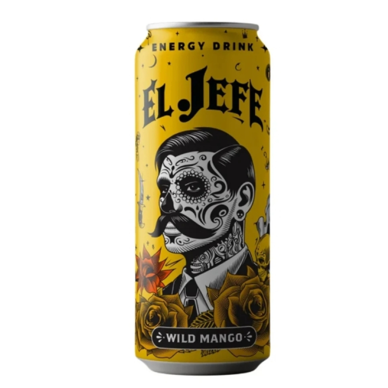 El Jefe Energy Drink Wild Mango USA (473 ml)