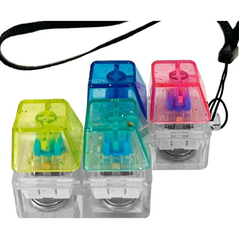 Keyboard Fidget Toy 4 Knops met Led Verlichting