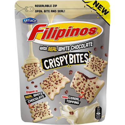 Filipinos Crispy Bites White Chocolate Filipinos Crispy Bites White Chocolate