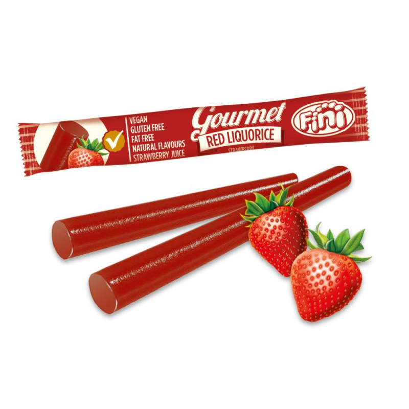 Fini Gourmet Red Liquorice Strawberry (32 gram)