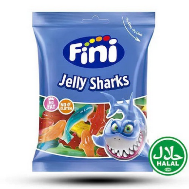 Fini Jelly Sharks Halal 90 gr. 