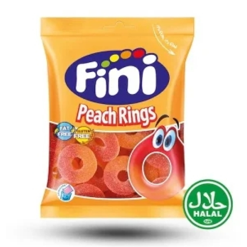  Fini Peach Rings Halal 90 gr.