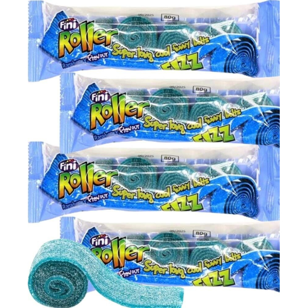 Fini Roller Fizz Raspberry 4 pak  (80 gram)