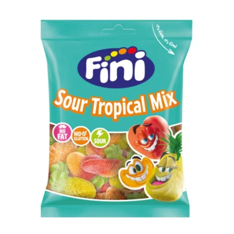 Fini Sour Tropical Mix Halal 90 gr.