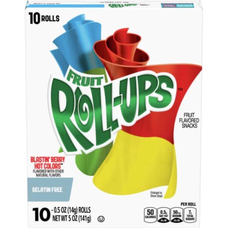 Fruit Roll Ups Blastin Berry 10 pak (141 gram)