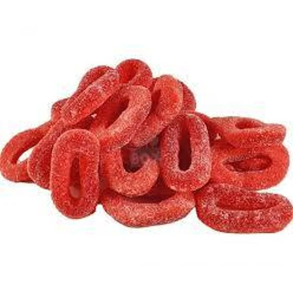 Damel Gesuikerde Aardbei Ringen Schepsnoep 200 gram