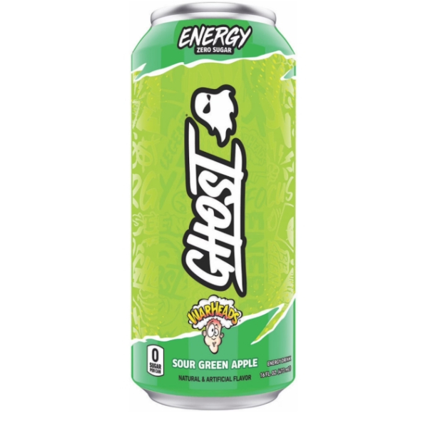 Ghost Energydrink Warheads Sour Green Apple