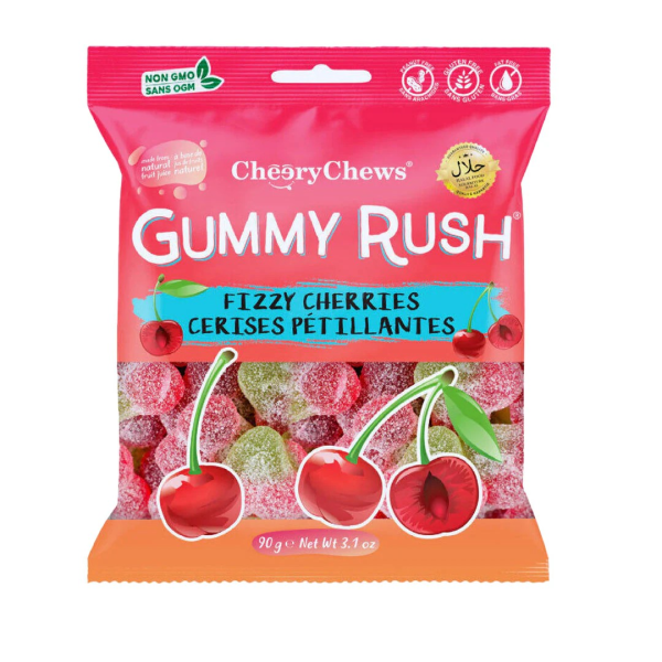 Gummy Rush Fizzy Cherries