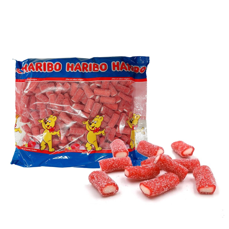 Haribo Balla Balla Red Fizz Zak 1 kilo Vegan (Halal)