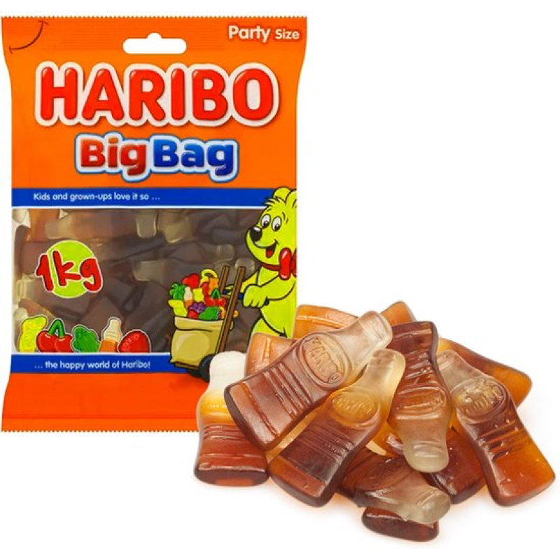  Haribo Colafles groot Zak 1 kilo