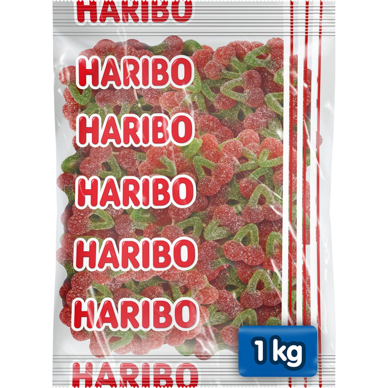 Haribo Happy Cherries F!ZZ Zak 1 kilo