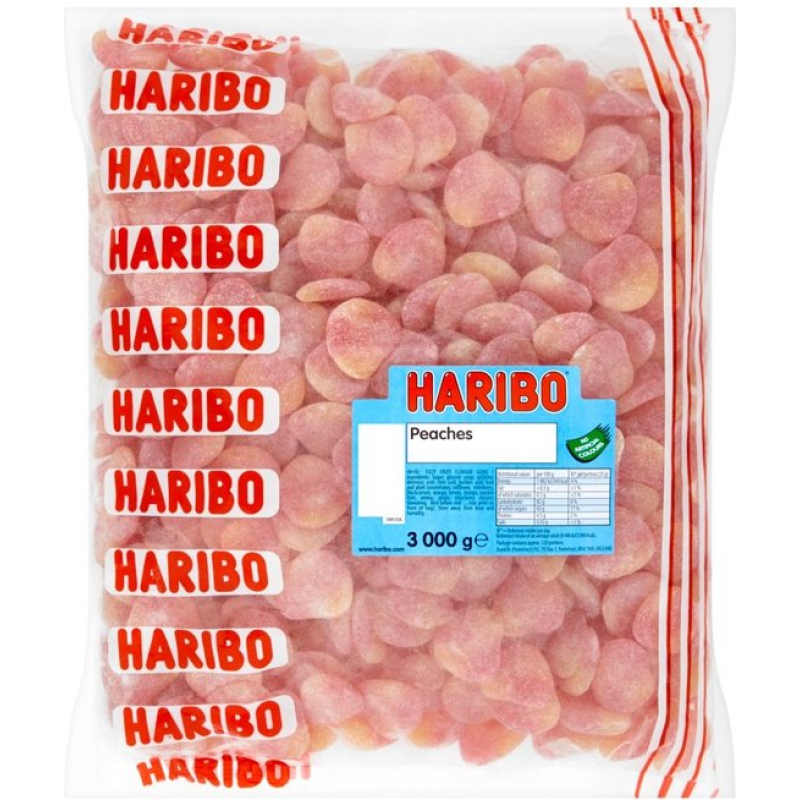 Haribo Happy Peaches  Zak 3 kilo