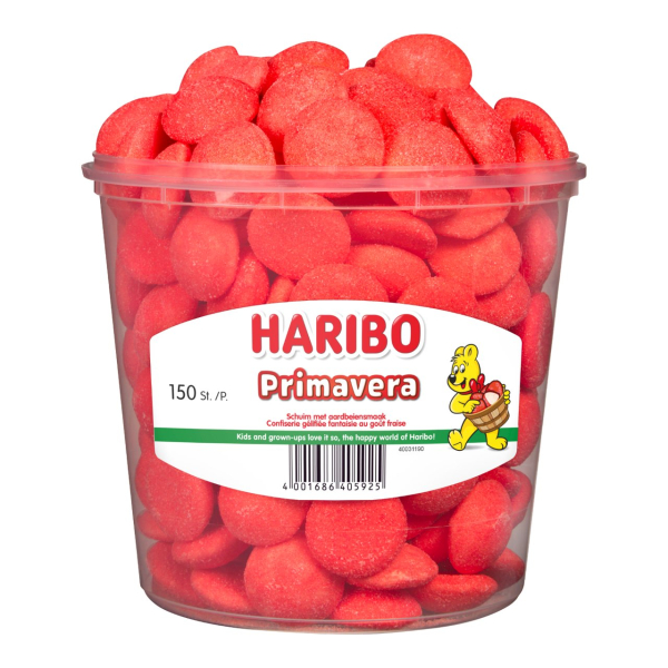 Haribo Schuim Aardbeien Schepsnoep 100 gram