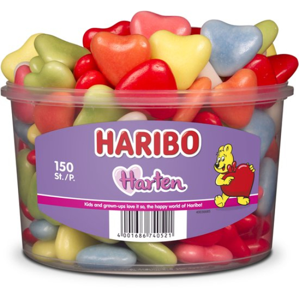 Haribo Schuim Harten Schepsnoep 100 gram