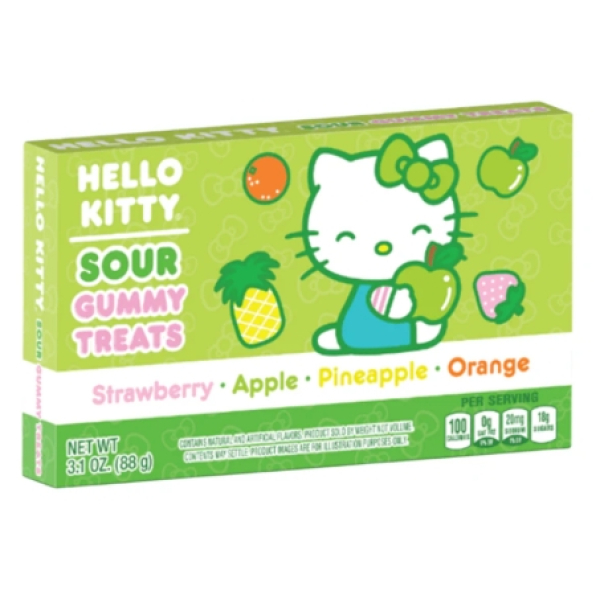 Hello Kitty Sour Gummy Treats (88 gram)