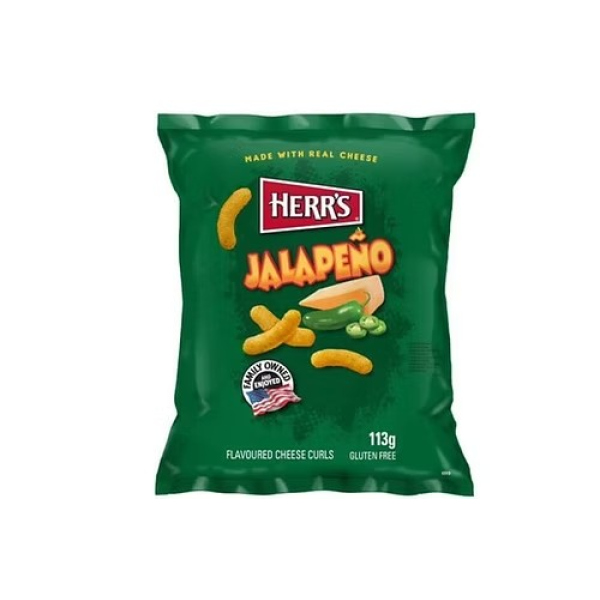 Herr's Jalapeno Cheese Curls 113 Gram