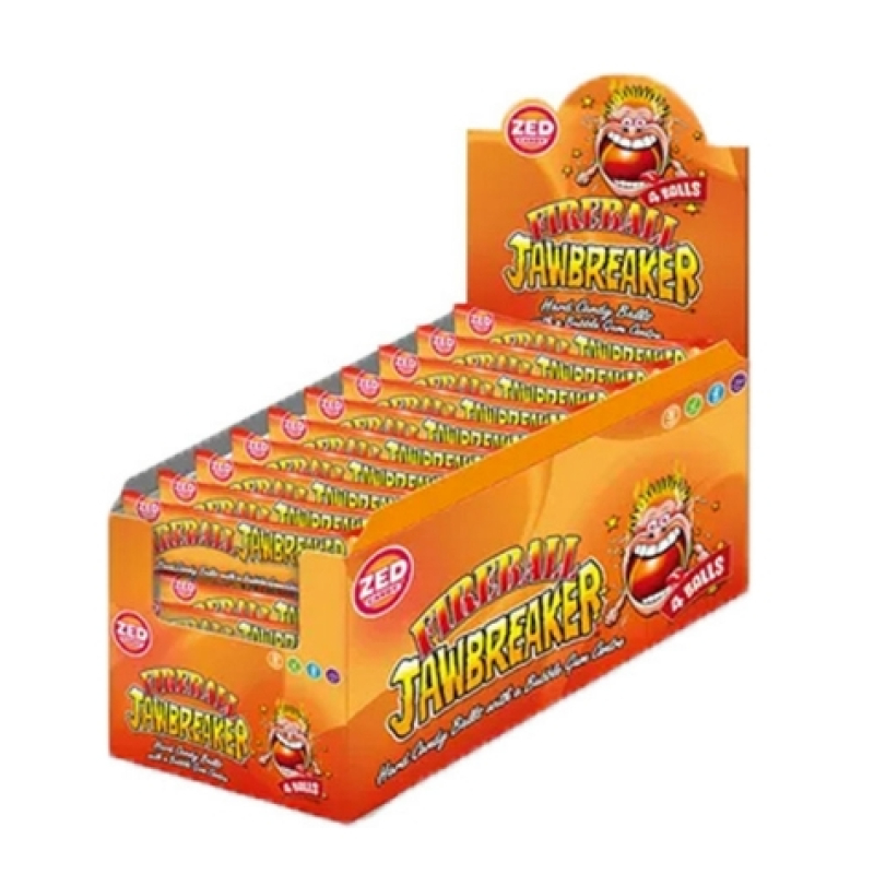 Zed Fireball Jawbreaker 4 Balls (Doos 40 stuks)