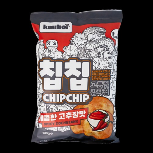 Kauboi Spicy Gochujang Chips Korea 