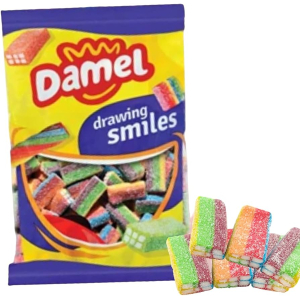 Damel LADRILLO PIKA ZUUR REGENBOOG Schepsnoep 100 gram Damel LADRILLO PIKA ZUUR REGENBOOG Schepsnoep 100 gram