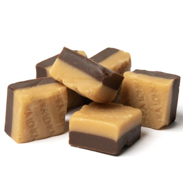 Lonka Duo Fudge Vanille-Choco Schepsnoep 100 gram