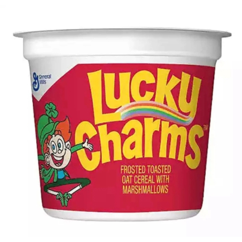 General Mills Lucky Charms Single Serve Cup Cereal 48 Gram