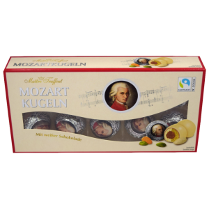 Maitre Truffout Mozart Kogels met witte chocolade (200 gram)