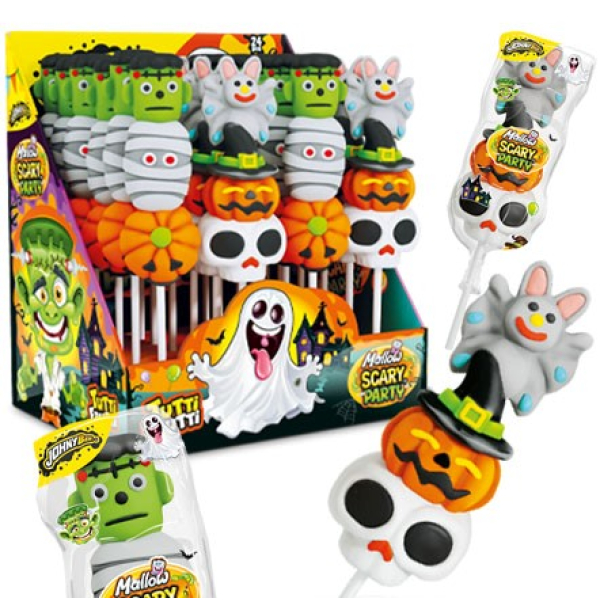 Johny Bee Mallow Scary Party Lollipop (35 gram)