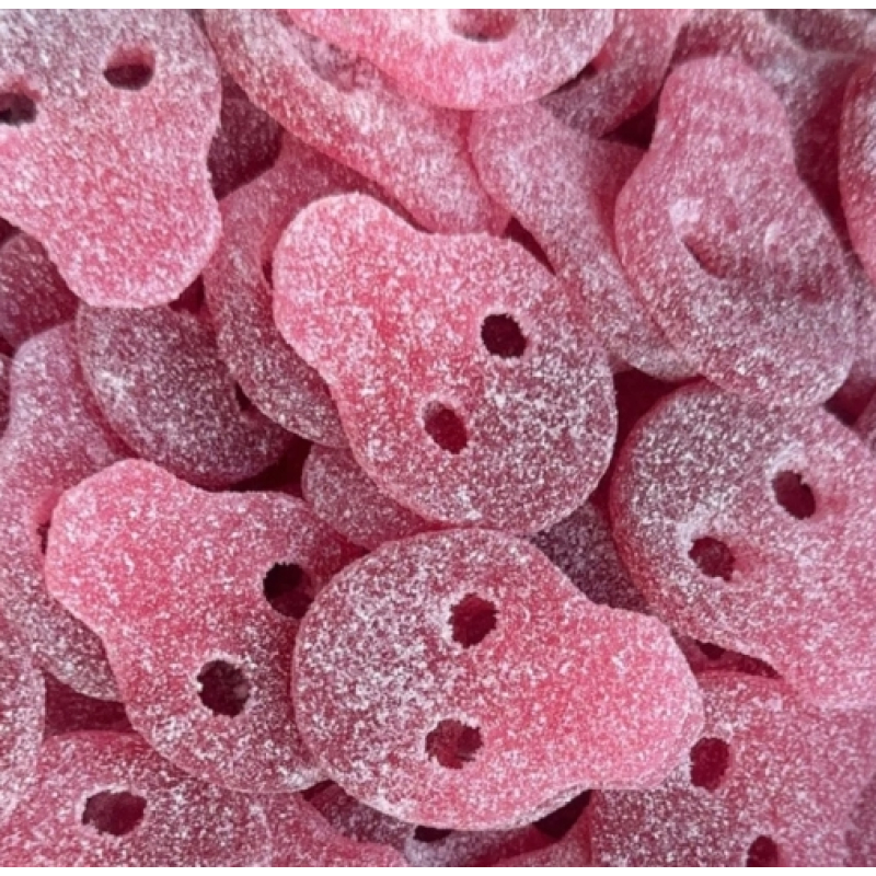 Zure Duo Skulls Granaatappel-Kers Schepsnoep 200 gram (Halal)